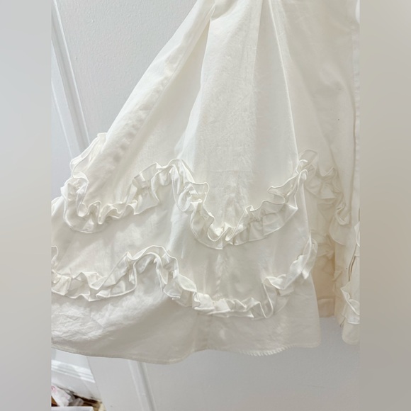 LELA ROSE Ruffle Shirt Dress - Picture 3 of 4